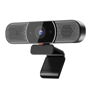 Ausdom AW616 2K PC Web Camera with Built in Speakers – Black