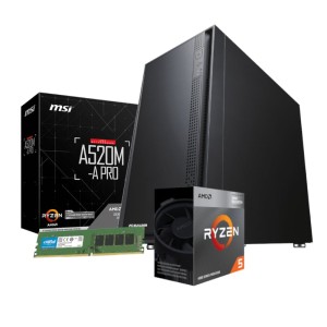 AMD Ryzen 5 4600G HOME MASTER Windows 11 Desktop PC